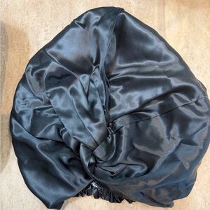 NWT Slip Pure Silk Sleep Turban - Black - 100% Mulberry Silk